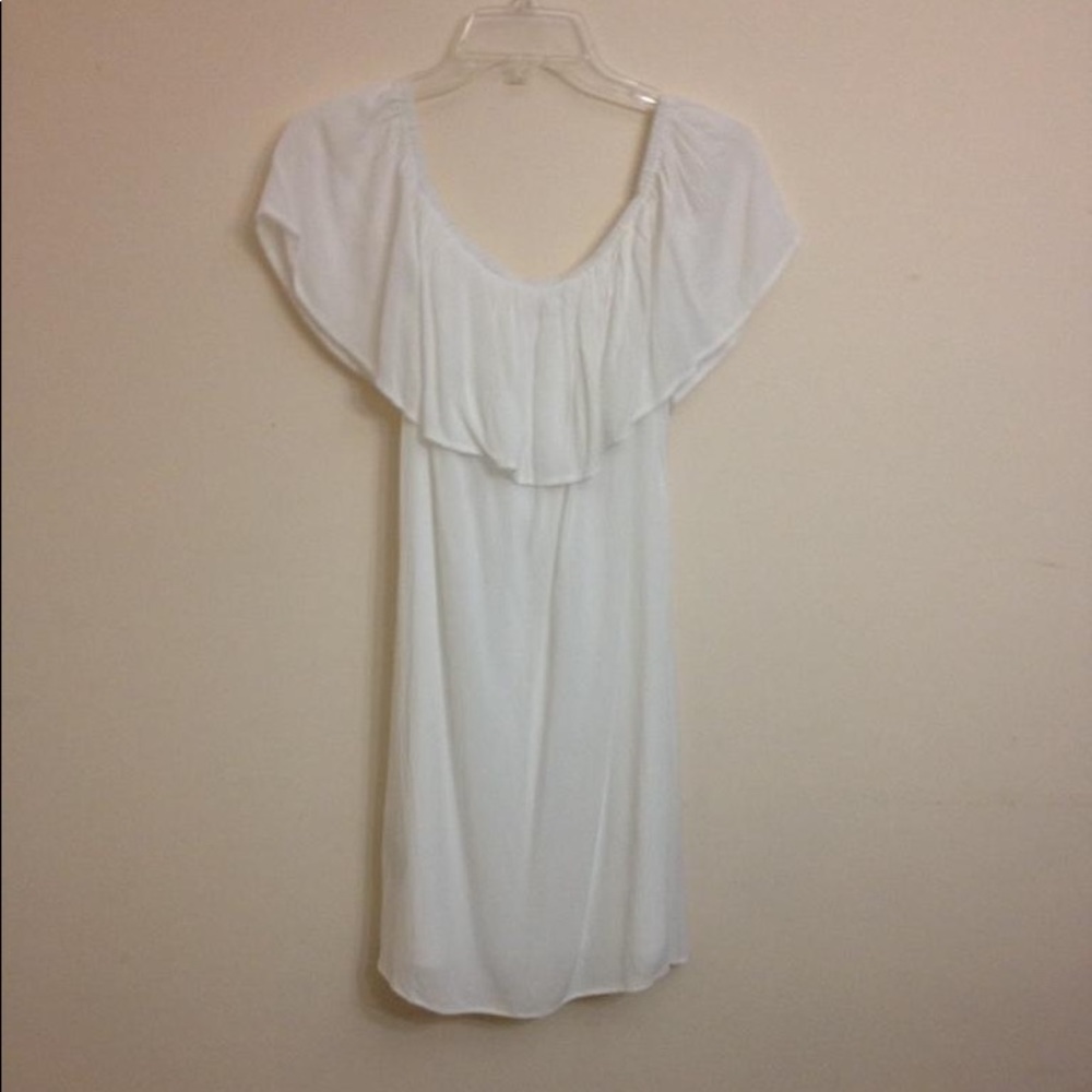 GUESS ❓ruffled off the shoulder dress - Picture 3 of 7